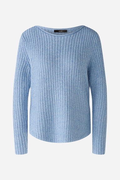 Bild 8 von NAOLIN Pullover cotton blend in lt blue white | Oui