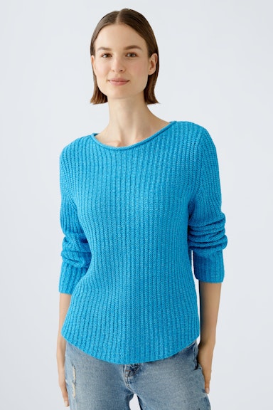 Bild 3 von NAOLIN Pullover cotton blend in ocean bay | Oui