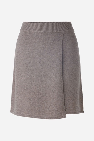 Bild 6 von Knitted skirt wool blend in smoky taupe | Oui