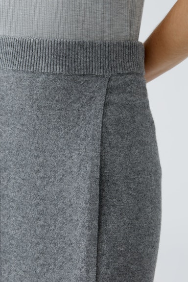 Bild 4 von Knitted skirt wool blend in grey | Oui