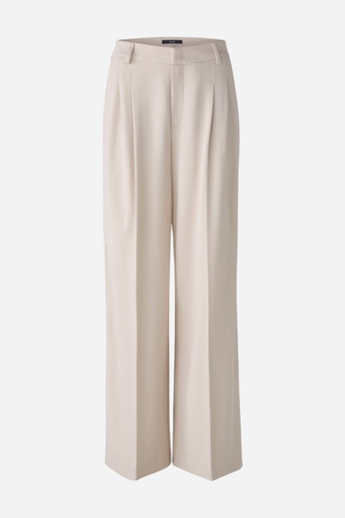 Bild 5 von Trousers viscose jersey in light stone | Oui