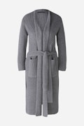 Knitted coat with wool