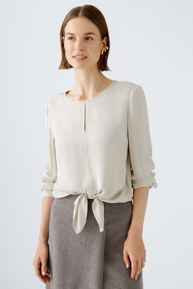 Bild 3 von Blouse pure viscose in light stone | Oui