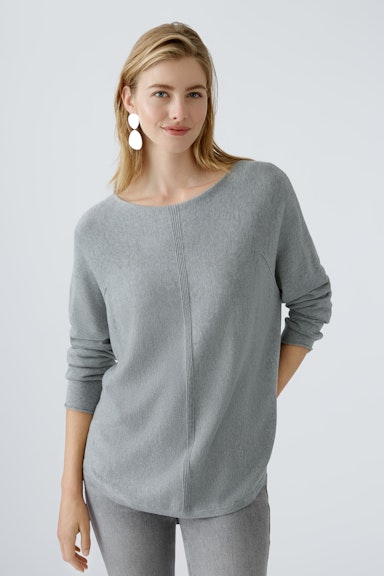 Bild 3 von Pullover mit Seide in river stone | Oui