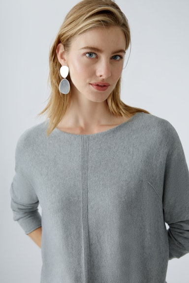 Bild 4 von Pullover with silk in river stone | Oui