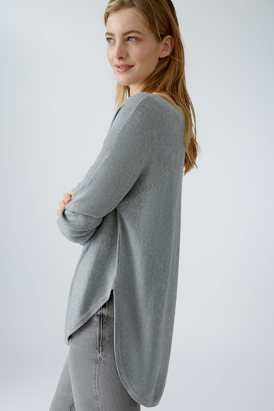 Bild 1 von Pullover mit Seide in river stone | Oui