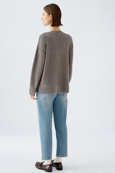 Bild 4 von Pullover wool blend in smoky taupe | Oui