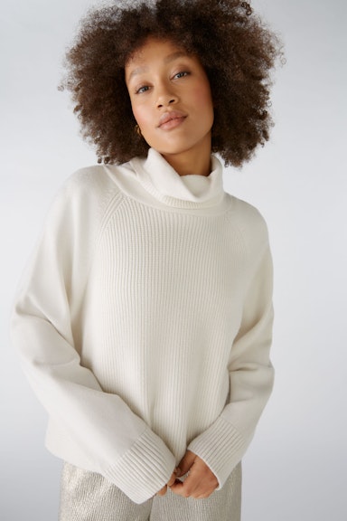 Bild 5 von Pullover viscose mixture in offwhite | Oui