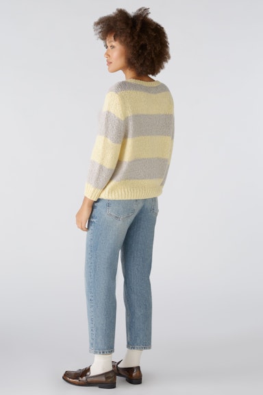 Bild 4 von Pullover with wool and mohair in yellow taupe | Oui