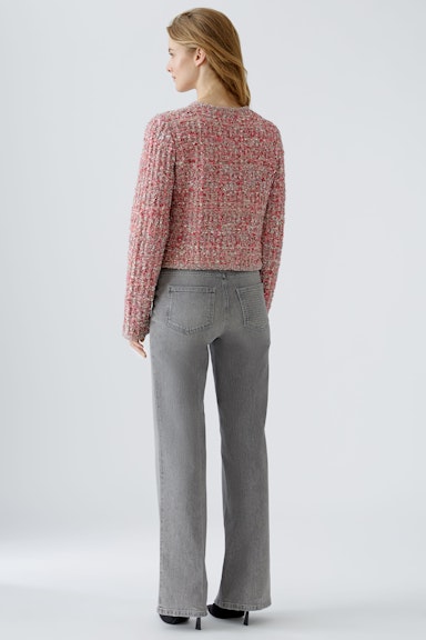 Bild 3 von Cardigan in tweed look in pink rose | Oui