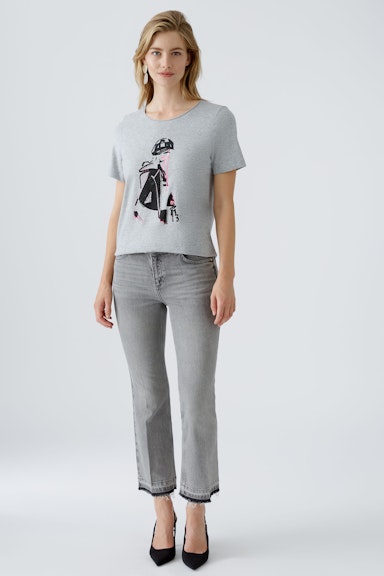 Bild 2 von T-shirt pure organic cotton in light grey | Oui