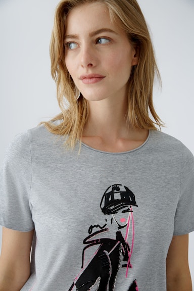 Bild 1 von T-Shirt reine Biobaumwolle in light grey | Oui