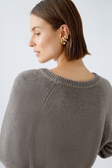 Bild 5 von Pullover wool blend in smoky taupe | Oui