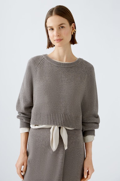 Bild 1 von Pullover Wollmischung in smoky taupe | Oui