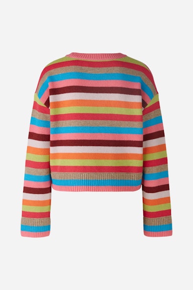 Bild 6 von Pullover Wollmischung in red blue | Oui