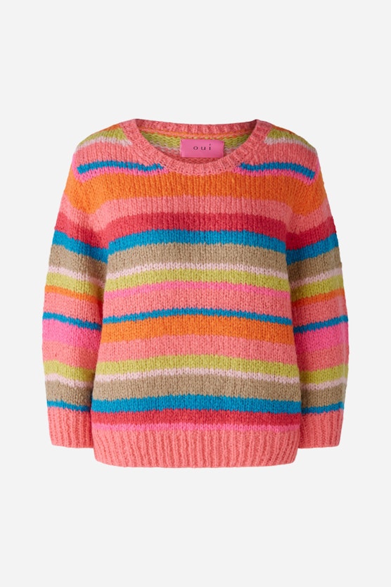 Pullover with wool and mohair