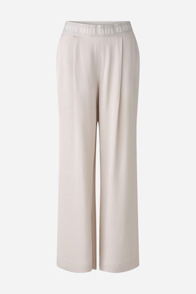 Bild 7 von Palazzo trousers viscose mixture in light stone | Oui