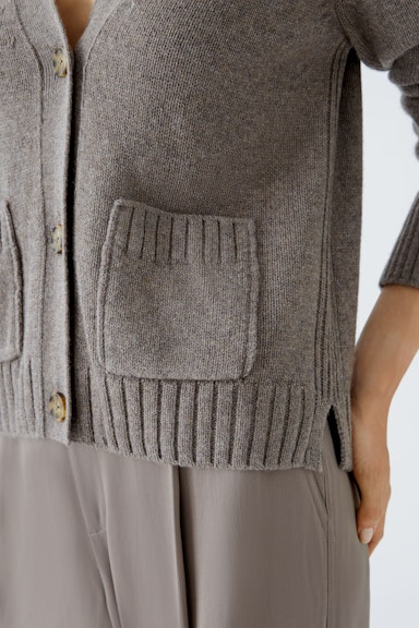 Bild 5 von Cardigan wool blend in smoky taupe | Oui