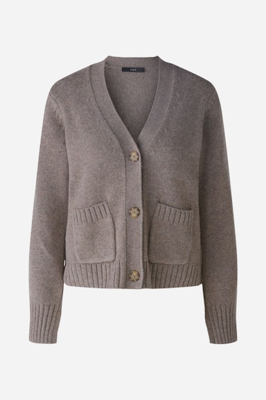 Bild 6 von Strickjacke Wollmischung in smoky taupe | Oui