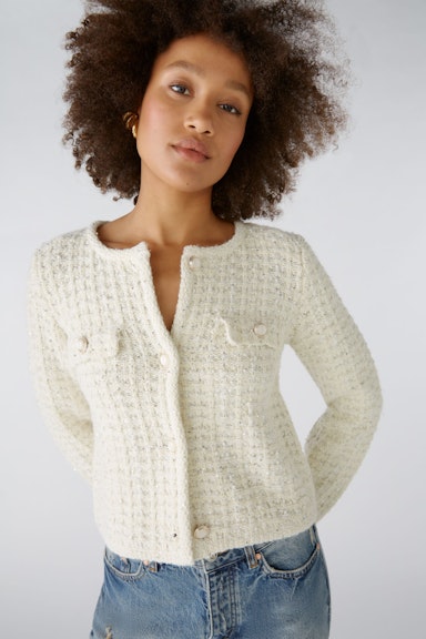 Bild 5 von Jacket cotton blend with shiny yarn in pristine | Oui