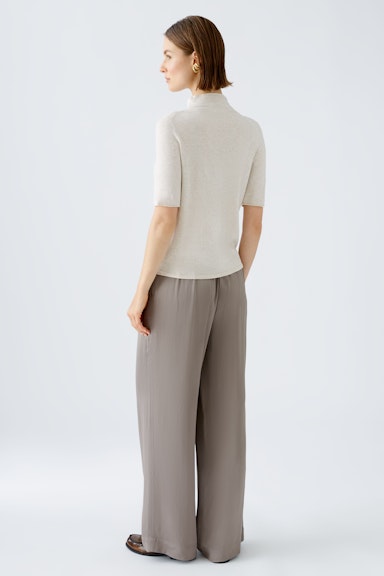 Bild 4 von Pullover with silk and cashmere in light beige mel | Oui