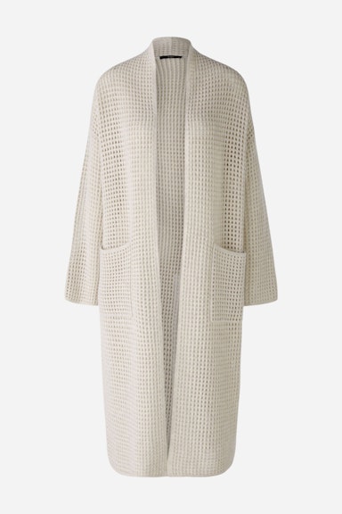 Bild 7 von Knitted coat with wool in offwhite | Oui