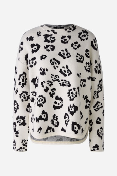 Bild 8 von Pullover Viskosemischung in offwhite black | Oui