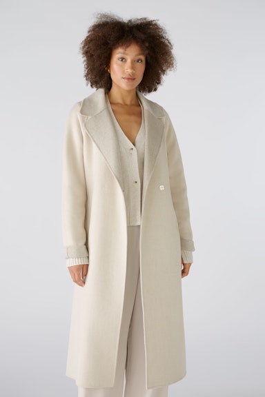 Bild 3 von Coat wool blend with cashmere in lt stone taupe | Oui