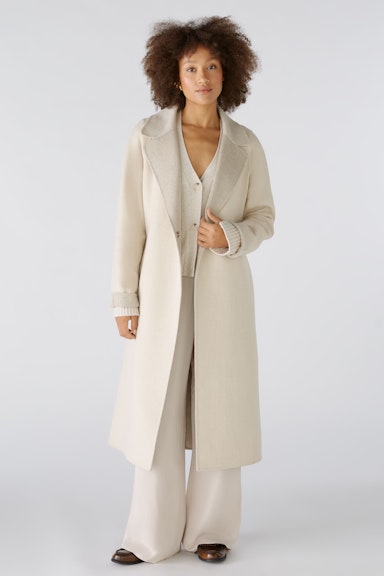 Bild 1 von Coat wool blend with cashmere in lt stone taupe | Oui