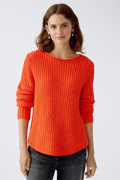 Bild 2 von NAOLIN Pullover cotton blend in cherry tomato | Oui