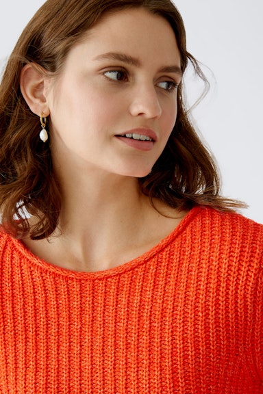 Bild 4 von NAOLIN Pullover Baumwollmischung in cherry tomato | Oui