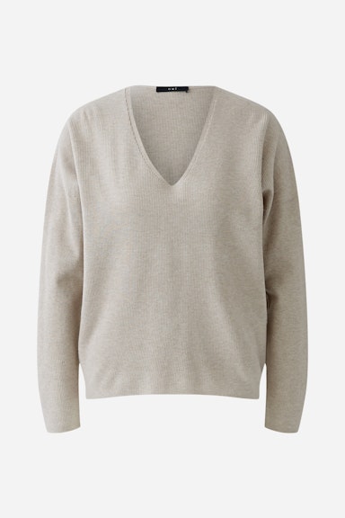 Bild 6 von Pullover Viskosemischung in cool taupe | Oui