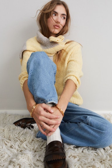 Bild 6 von Pullover with wool and mohair in panna cotta | Oui