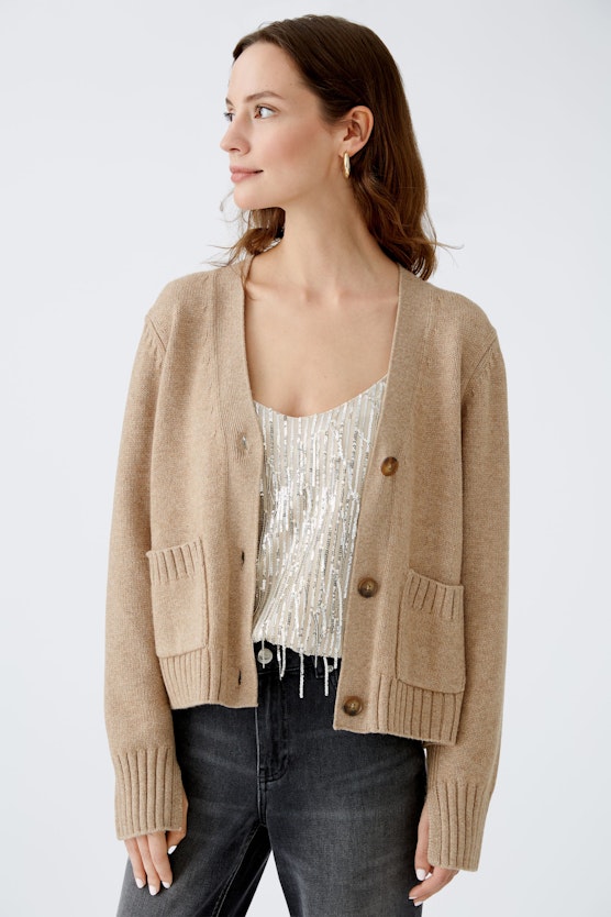 Cardigan wool blend