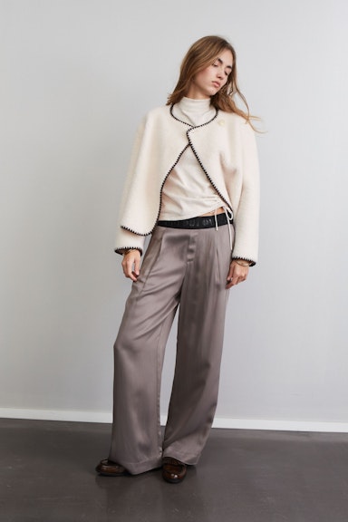 Bild 6 von Jacke Teddyoptik in offwhite brown | Oui