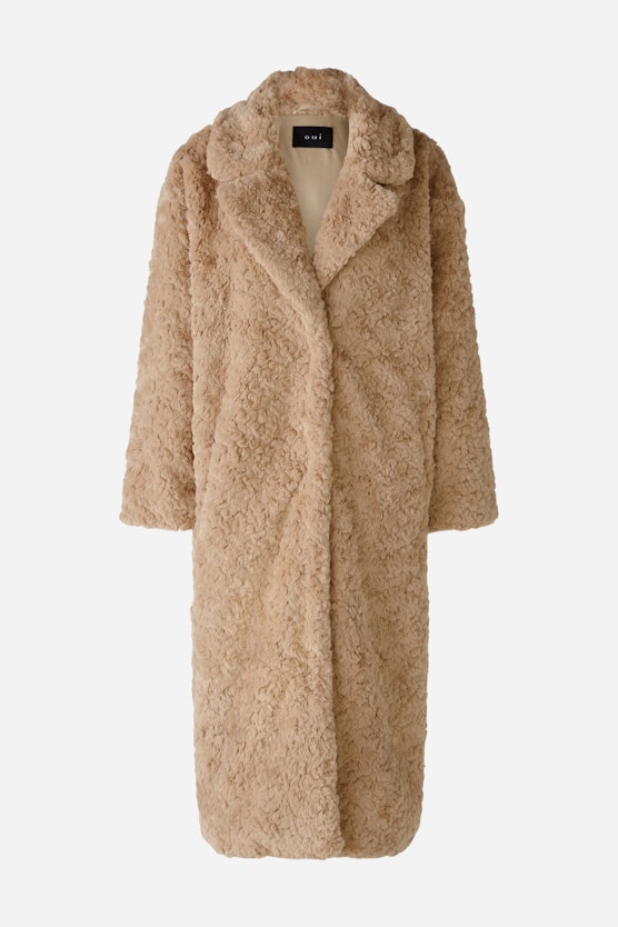 Coat faux fur