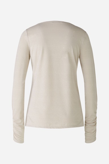 Bild 8 von Langarmshirt Viskosejersey in light beige mel | Oui