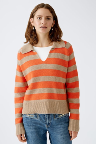 Bild 2 von Pullover Wolle - Modalmischung in lt stone red | Oui