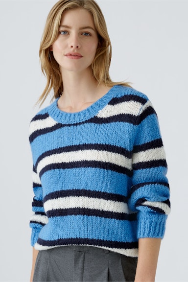 Bild 5 von Pullover mit Wolle und Mohair in blue white | Oui