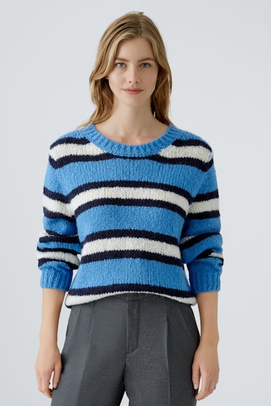 Bild 1 von Pullover mit Wolle und Mohair in blue white | Oui