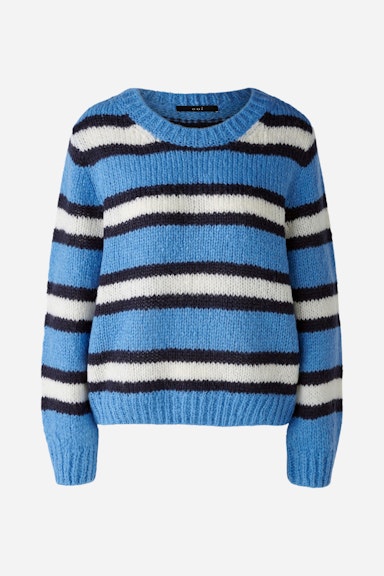 Bild 7 von Pullover mit Wolle und Mohair in blue white | Oui