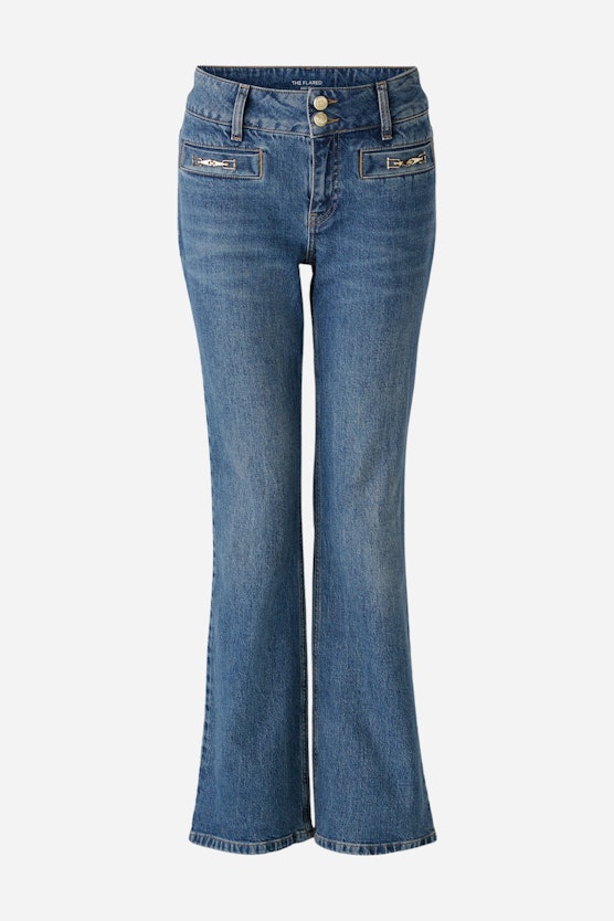 Jeans THE FLARED mid rise, long