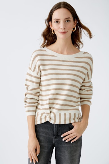 Bild 3 von Pullover Viskosemischung in white camel | Oui