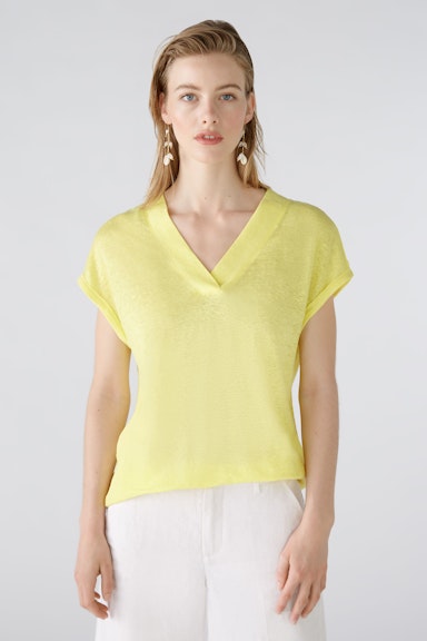 Bild 1 von T-Shirt 100% Leinen in yellow | Oui