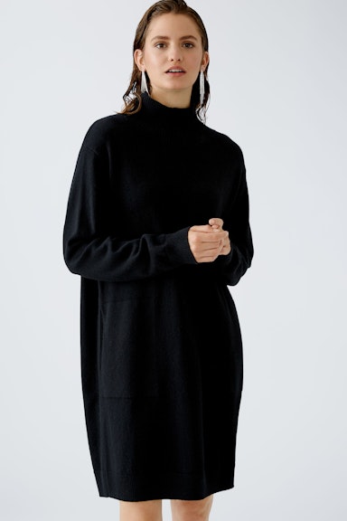 Bild 1 von Knitted dress wool-modal blend in black | Oui