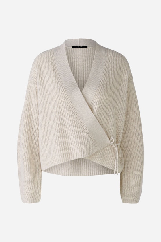 Cardigan with wool