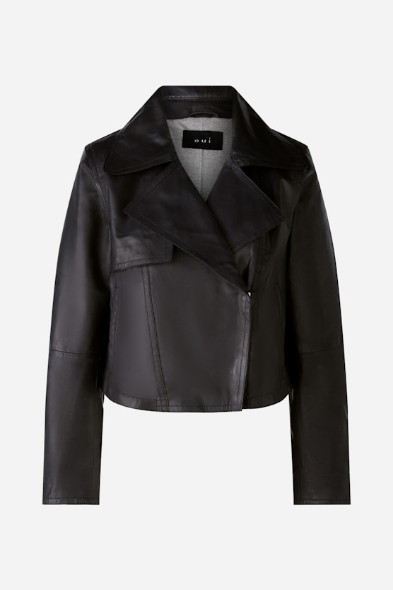 Leather jacket lamb nappa