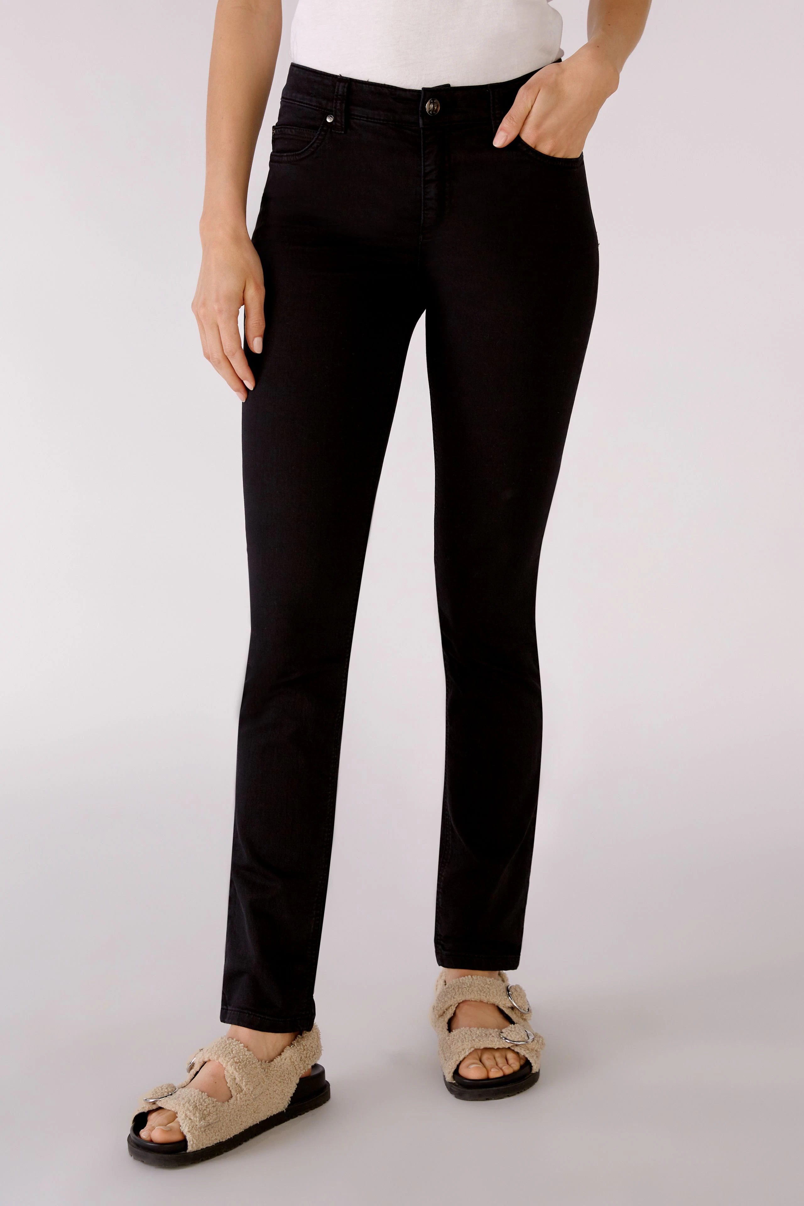 Image 3 of BAXTOR BAXTOR jeggings - black in black | Oui