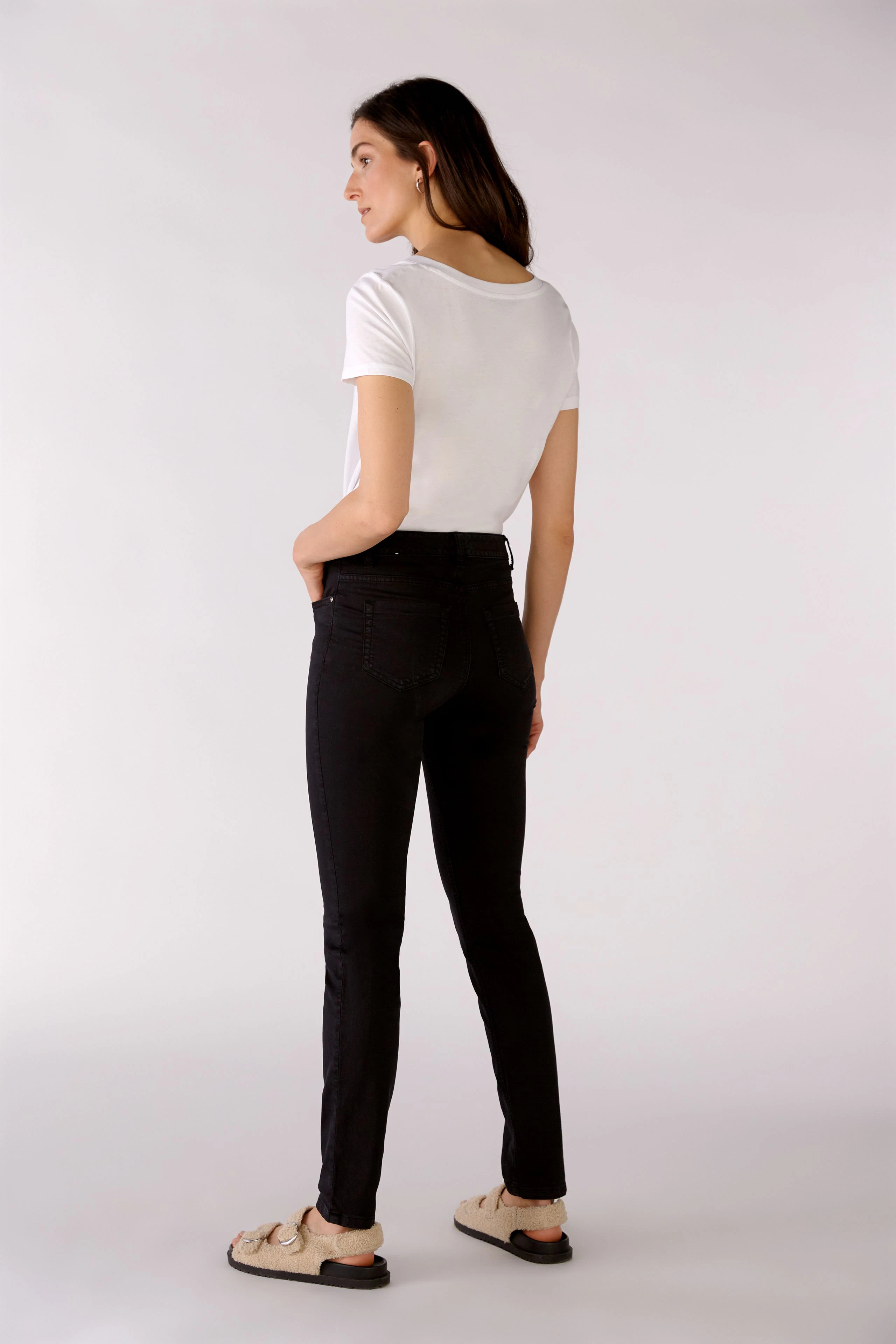 Image 4 of BAXTOR BAXTOR jeggings - black in black | Oui