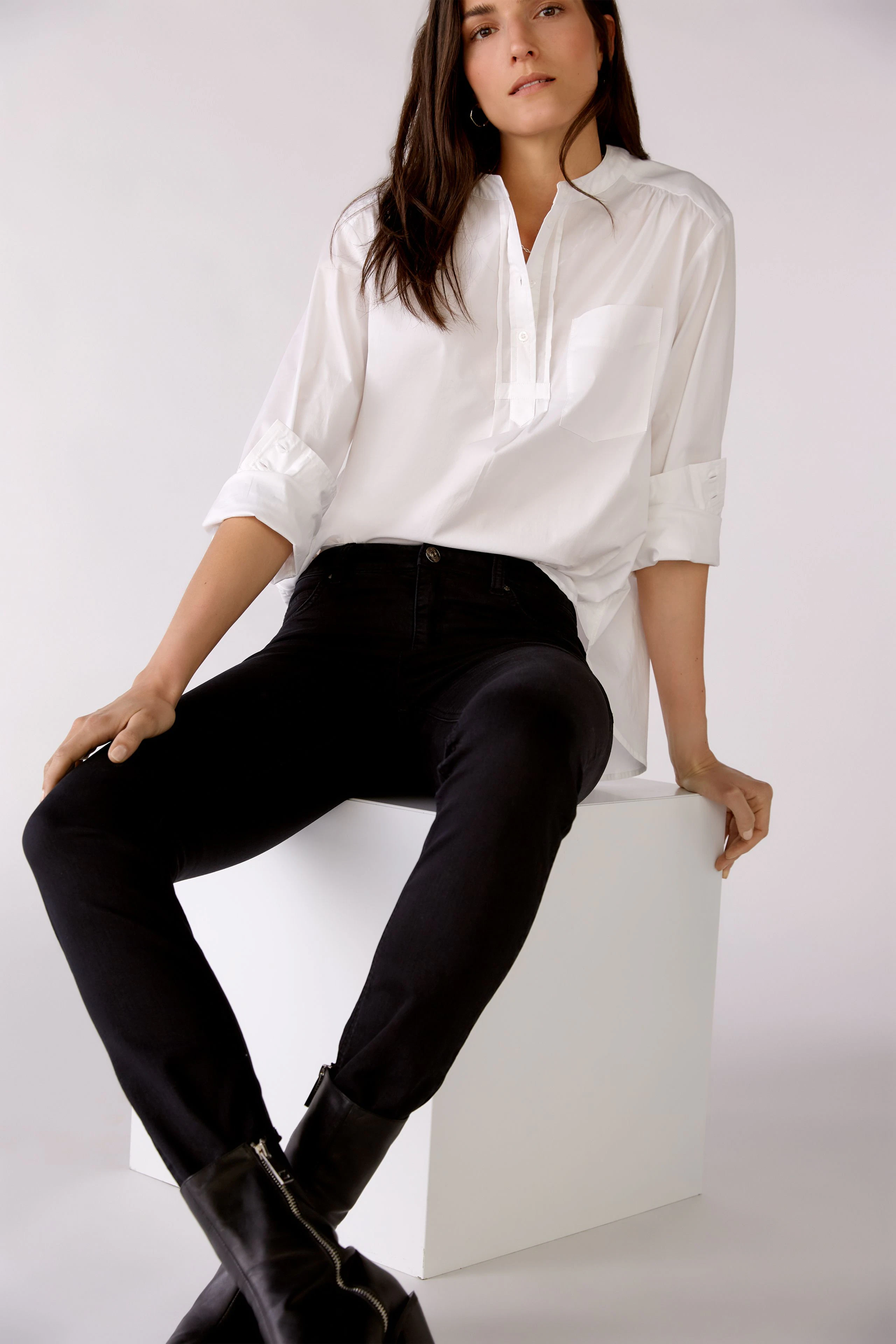 Image 6 of BAXTOR BAXTOR jeggings - black in black | Oui